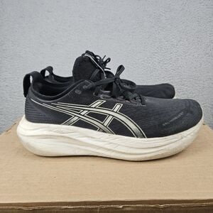 Asics Mens Gel Nimbus 27 1011B958 Black Running Shoes Sneakers Size 11.5